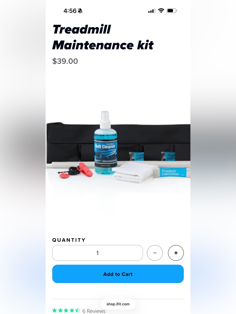 Treadmill Maintenance Kit - - Black/Blue